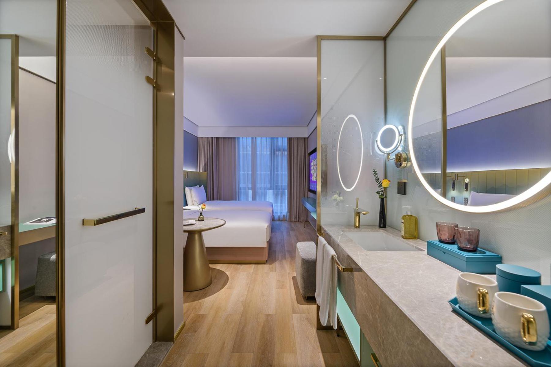 Manxin Hotel Shanghai Hongqiao Airport International Exhibition Center מראה חיצוני תמונה